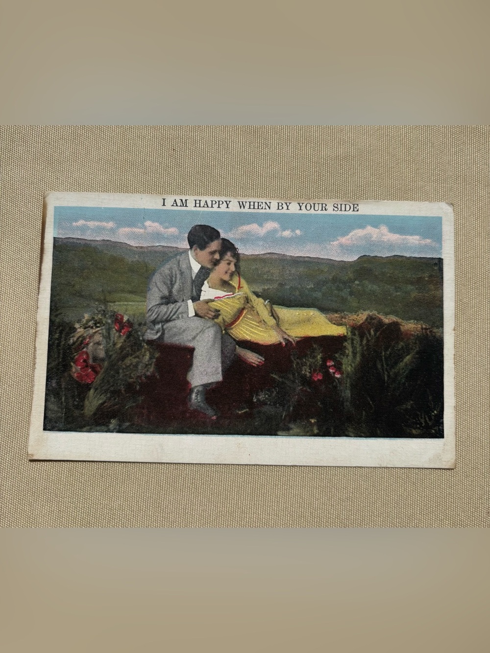 Vintage No. 778 Lovers Series Postcard